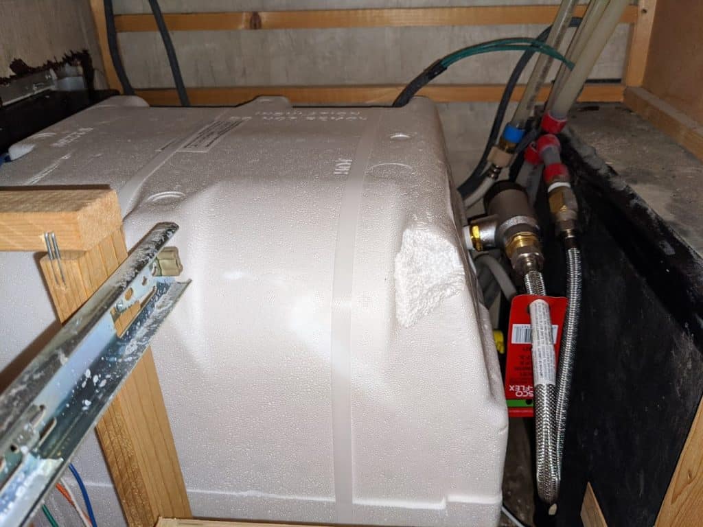 steel braided wires rv water heater