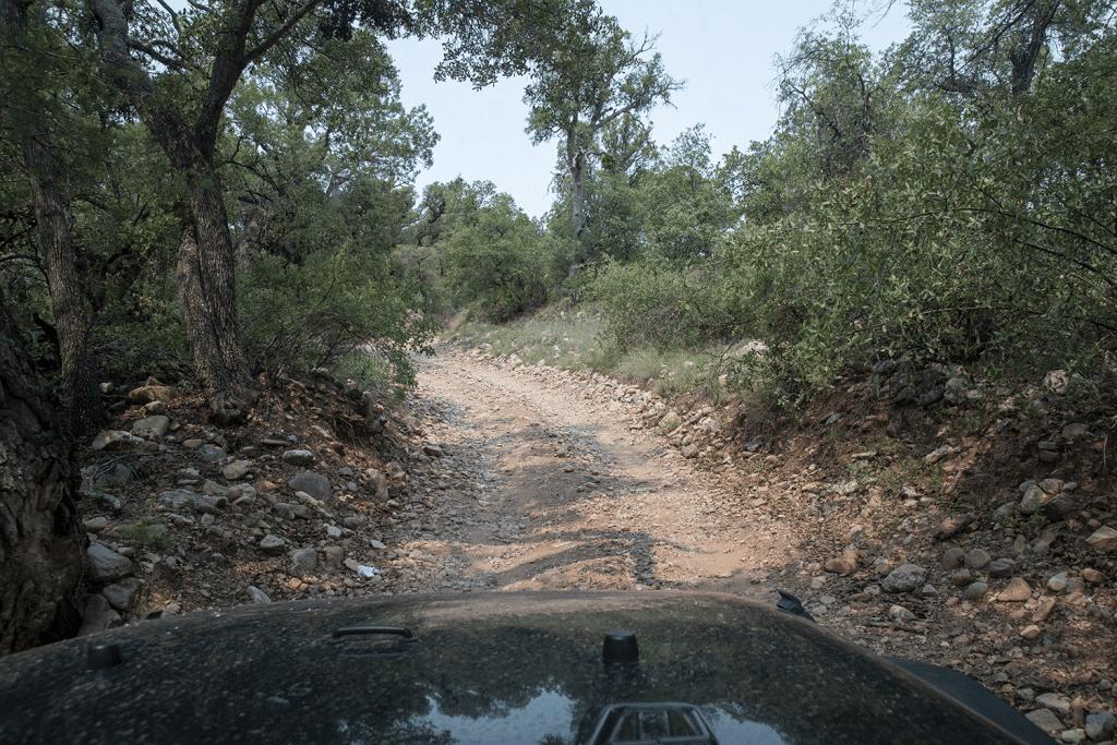Looking For A Secluded Campsite Near Tucson? Try Gardner Canyon. 4 jeep gardner canyon trail hood