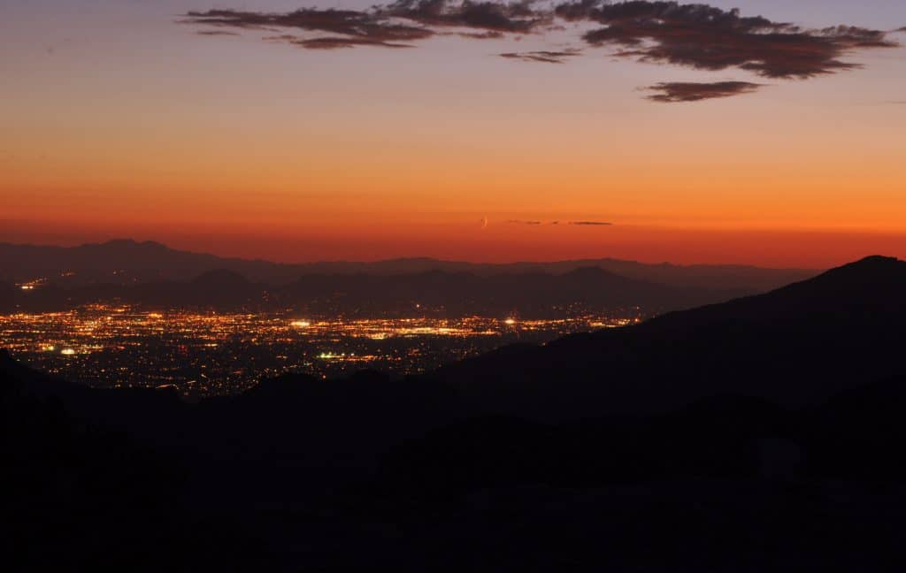 windy point vista tucson lights
