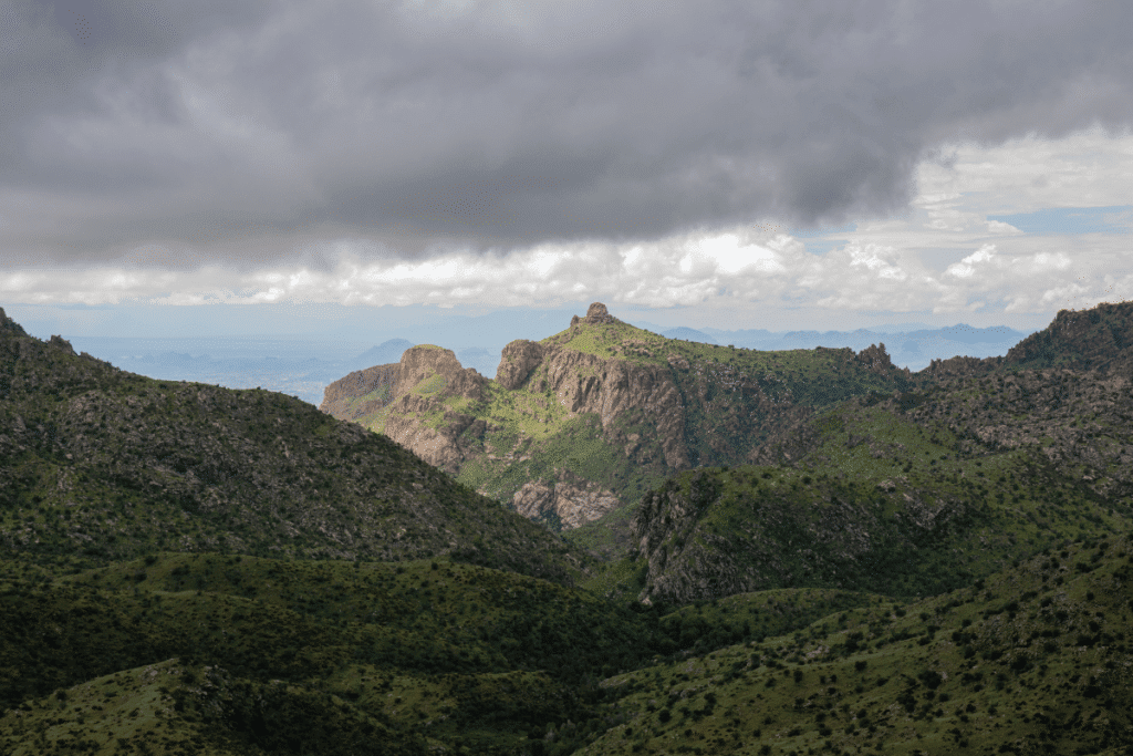 cloudy green thimble peak mt lemmon