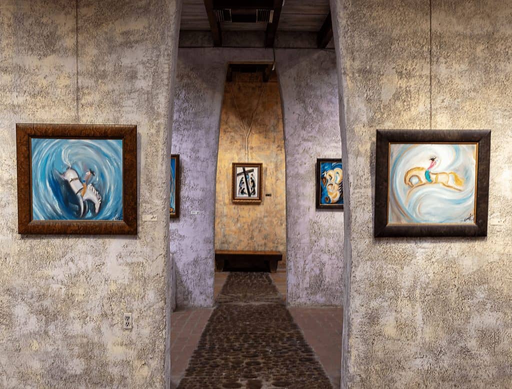 A Tucson Art Gallery That Feels As Untamed As The Desert Around It 12 degrazia hallway