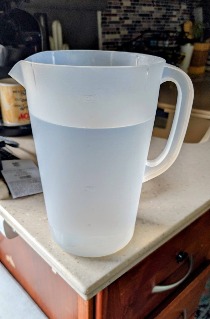 Our Rv Water Heater Failed (Again), So We Went Tankless 13 pitcher filled with water from a tankless water heater