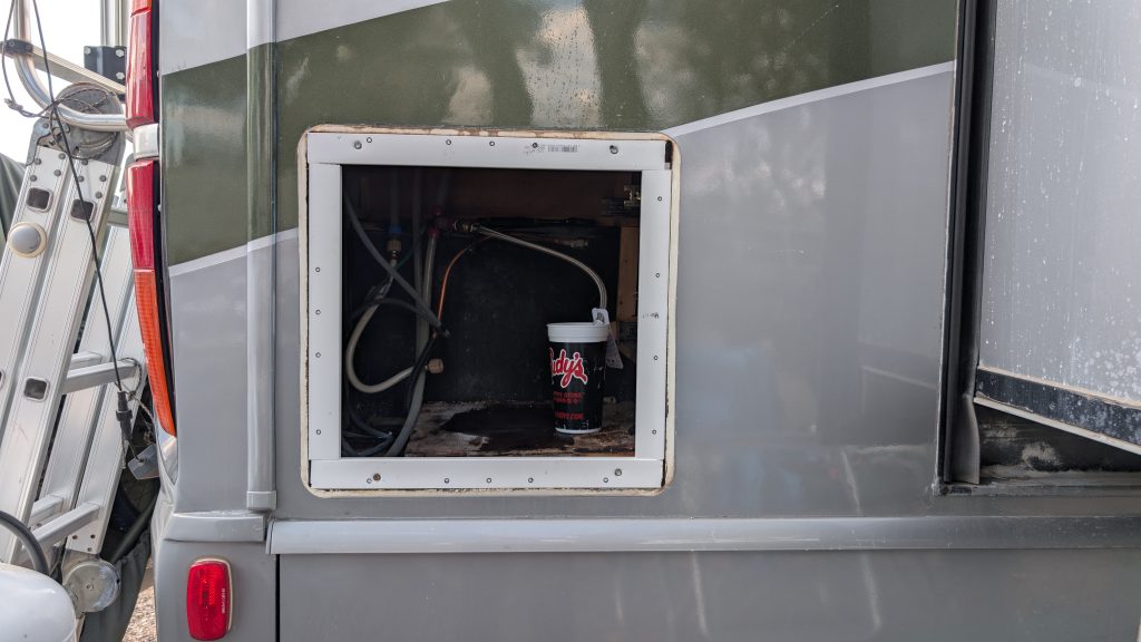 Our Rv Water Heater Failed (Again), So We Went Tankless 8 installing tankless water heater in fleetwood